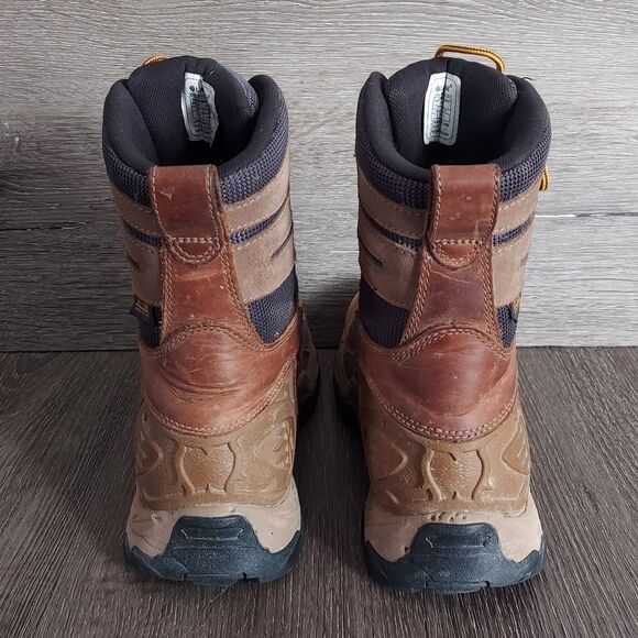 LaCrosse Brown and Tan High-Top Boots with Sturdy Sole - Picture 5 of 9